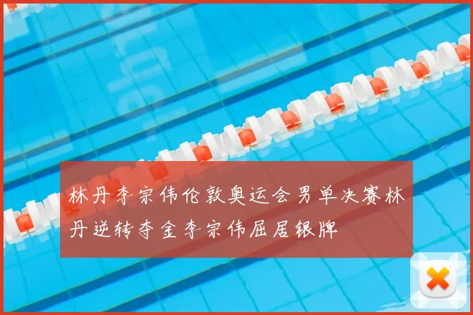 林丹李宗伟伦敦奥运会男单决赛林丹逆转夺金李宗伟屈居银牌